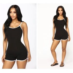 Fashion Nova
Go The Extra Mile Active Romper - Black
